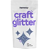 Hemway Craft 100g -Purpurina fina 1-64&quot-0.015&quot- 0-4 mm- AZURE- FINE 1-64&quot- 0.015&quot- 0.4MM